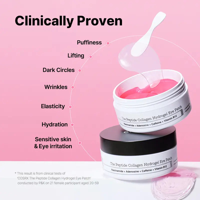 Korean No.1 Hydrogel Eye Patches – Dark Circles & Puffiness Solution