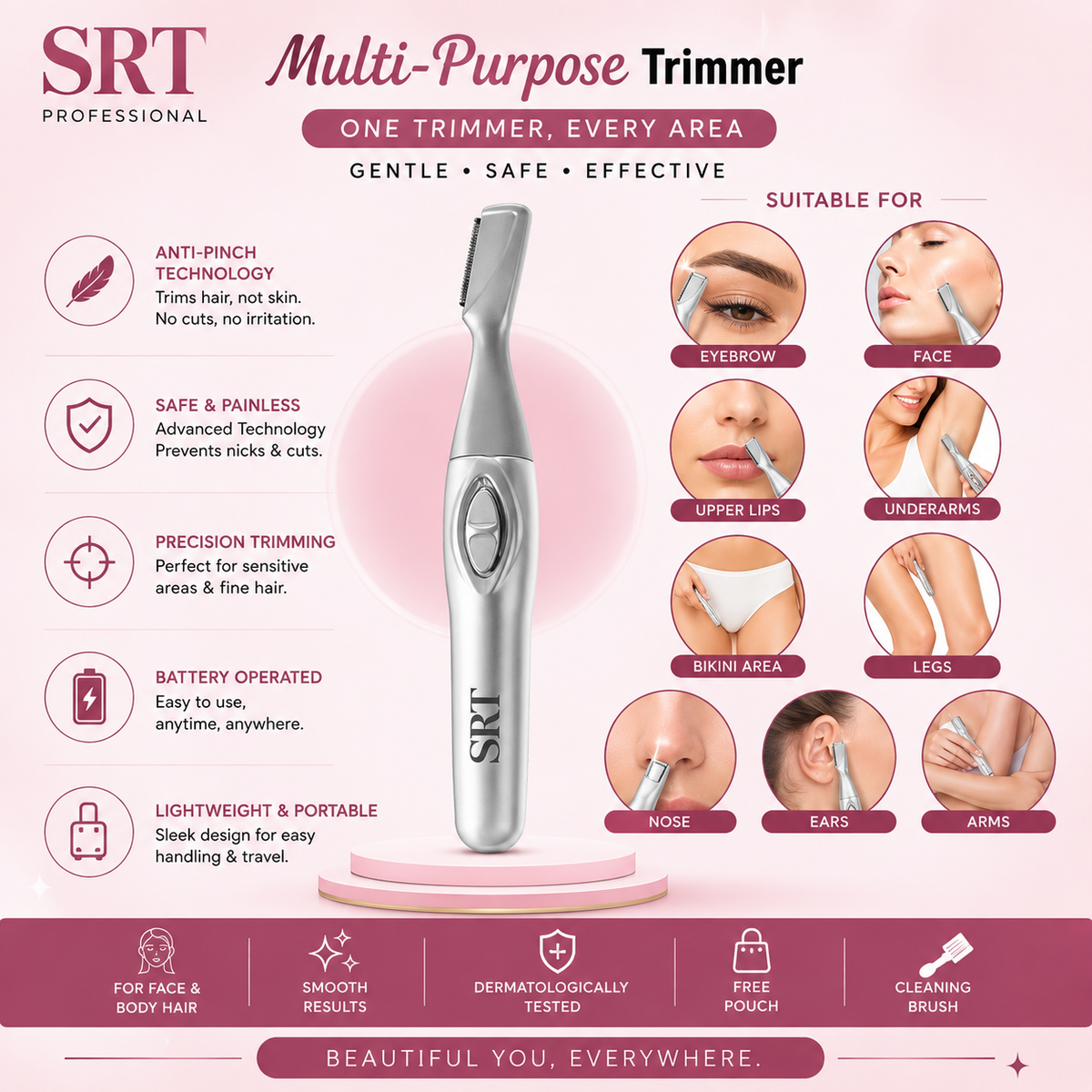 Silktrim™ All-in-One Grooming Trimmer (Exclusive ✅)