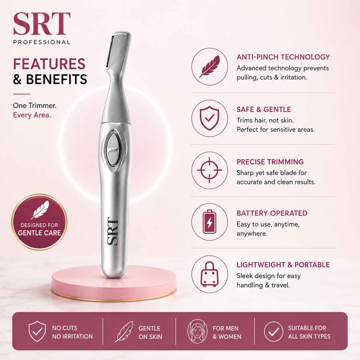 Silktrim™ All-in-One Grooming Trimmer (Exclusive ✅)