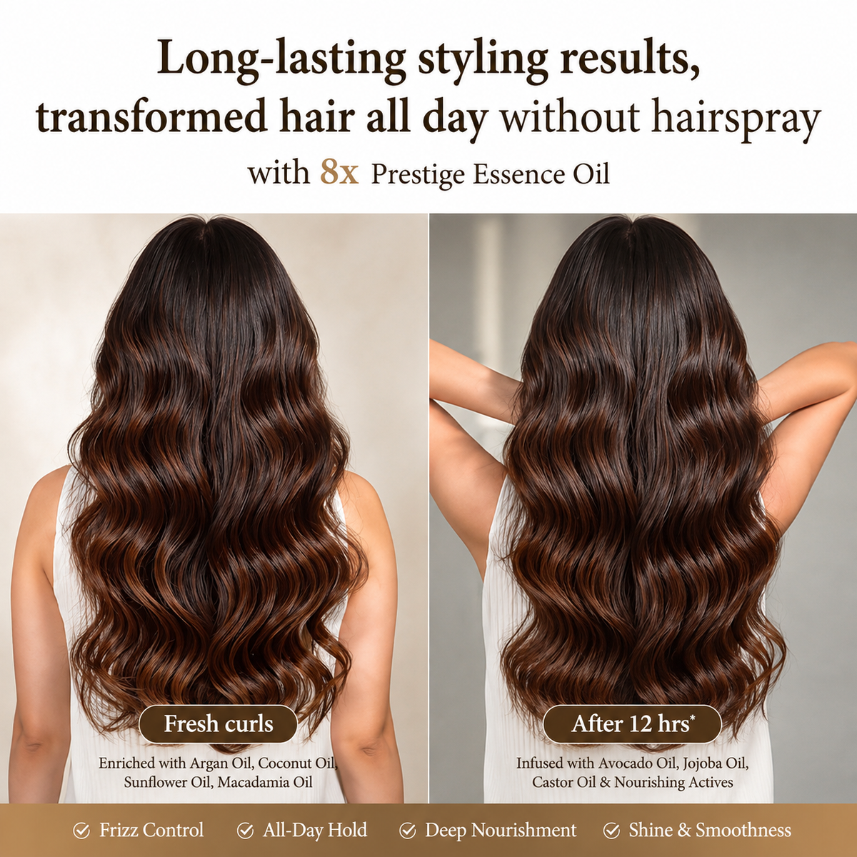 Ivy & Lily™ Anti-Damage Heat Protectant Hair Serum – Pack of 2