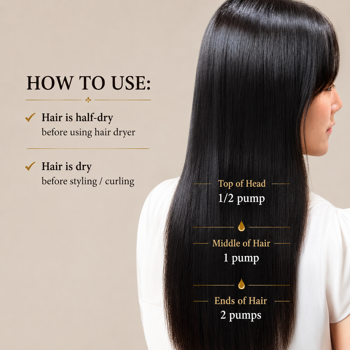 Ivy & Lily™ Anti-Damage Heat Protectant Hair Serum – Pack of 2