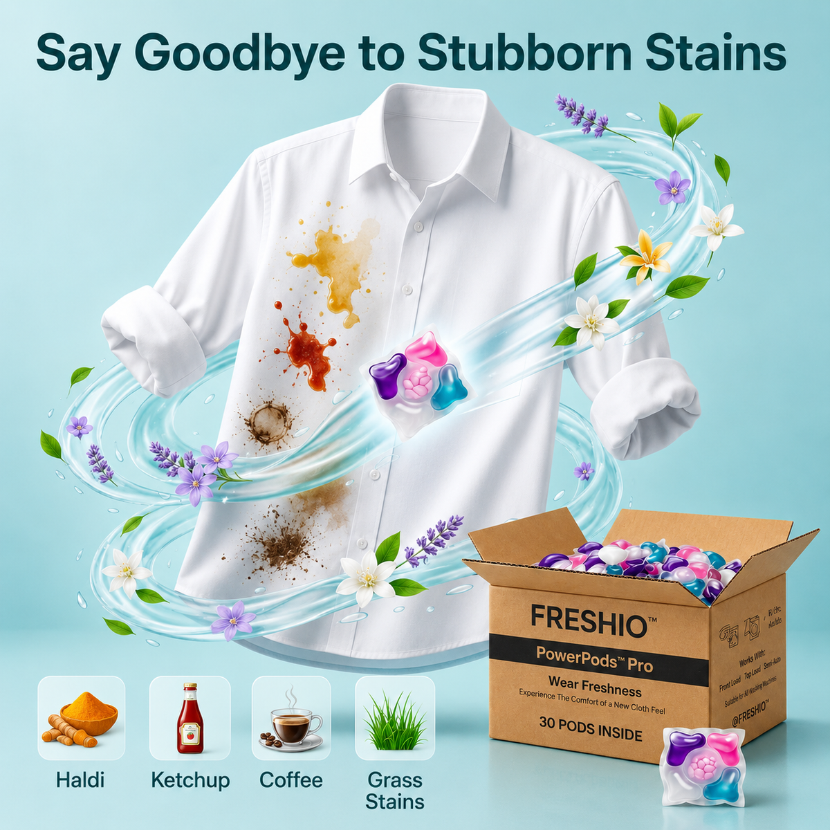 FRESHIO™ 5-in-1 Laundry PowerPods Pro