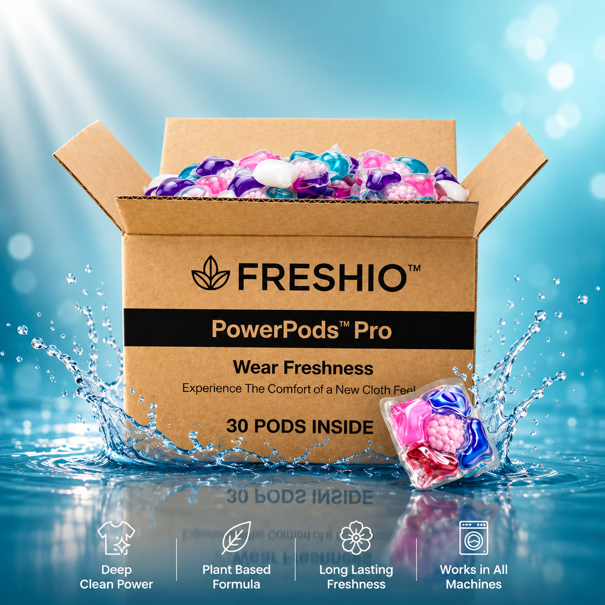 FRESHIO™ 5-in-1 Laundry PowerPods Pro