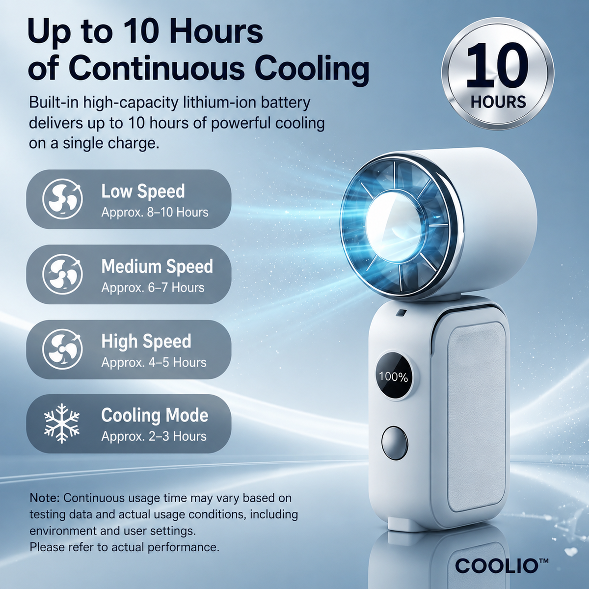 Instant Cooling Pocket Fan (6 Month Warranty)