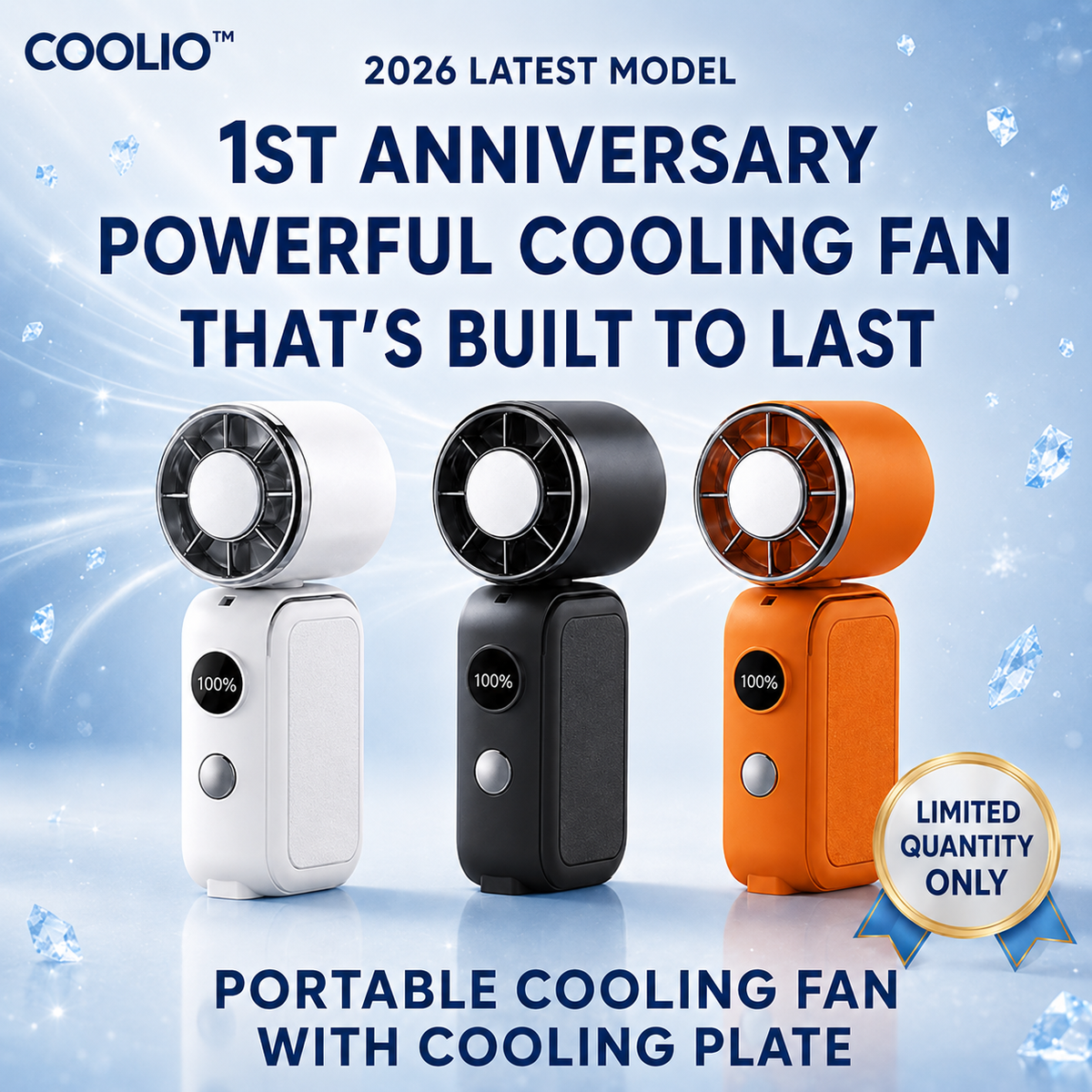 Instant Cooling Pocket Fan (6 Month Warranty)