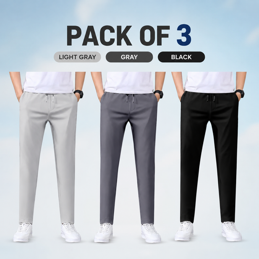 Lycra Pant Fully Comfort Stretchable For Summers Men and Women (Pack of 3)