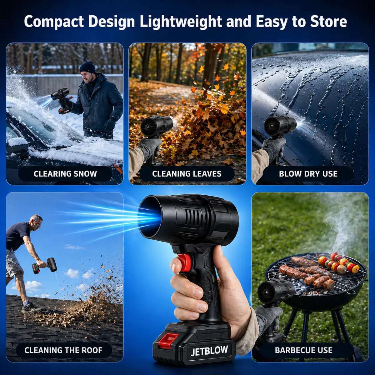 Jet Blower™ - Most Powerful Air Blower For Car, Home & Outdoor Space