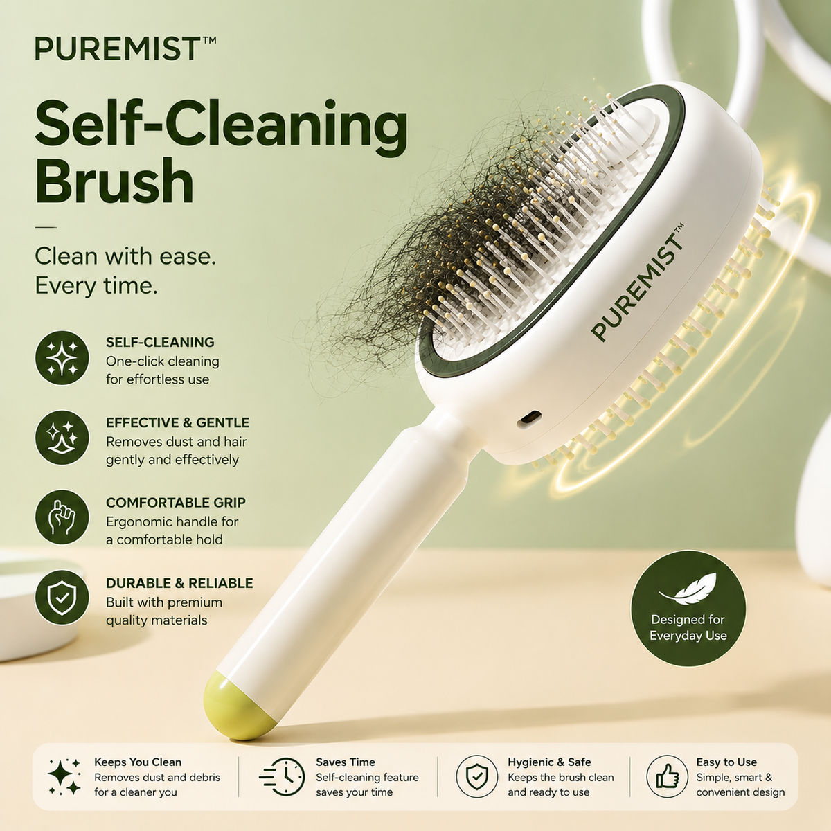 PUREMIST™ Hair Styling Brush (1 Year Warranty)
